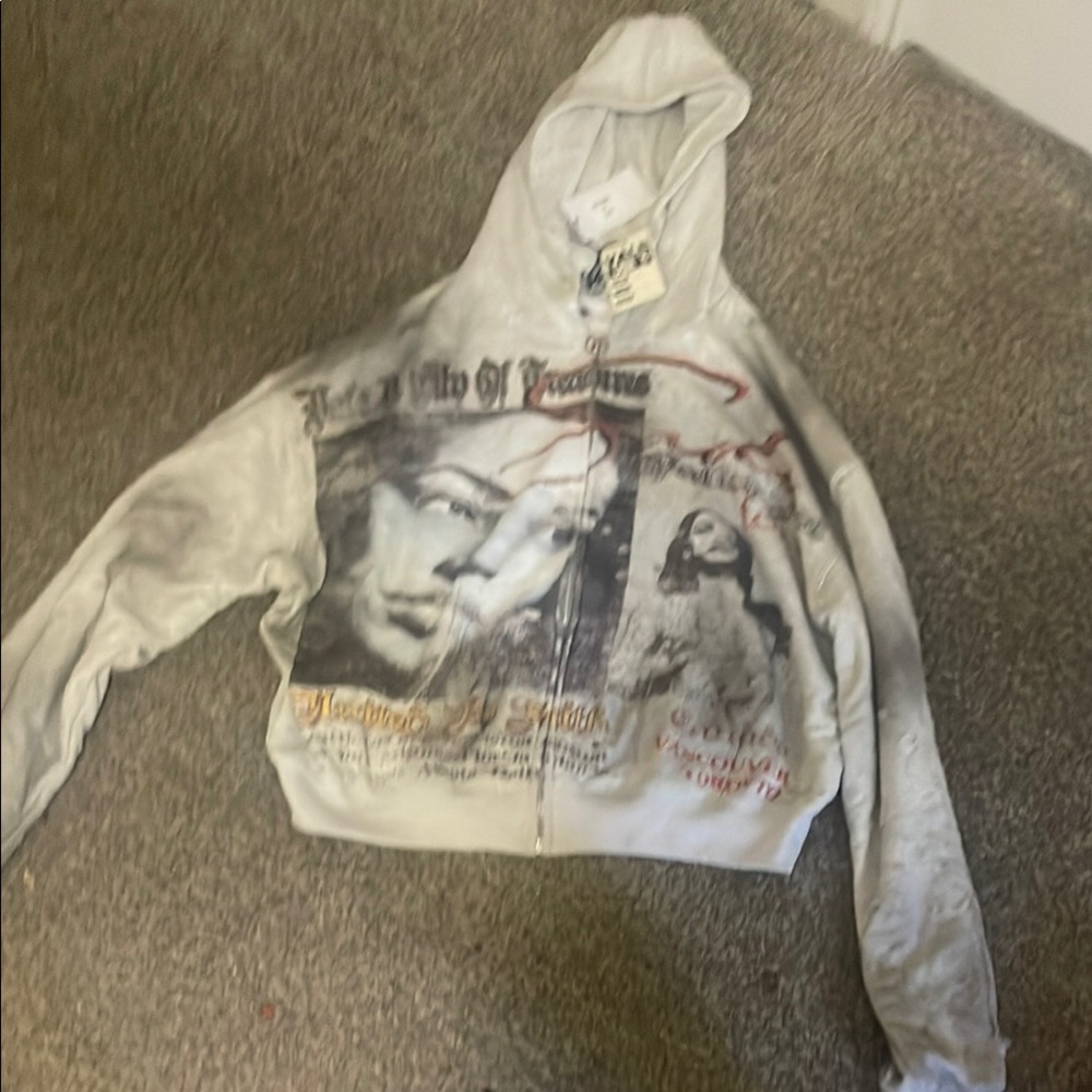 Graphic Hoodie with Artistic Print